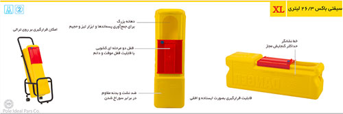 سیفتی باکس 26/3 لیتری مدل XL برند PIP کد 120124