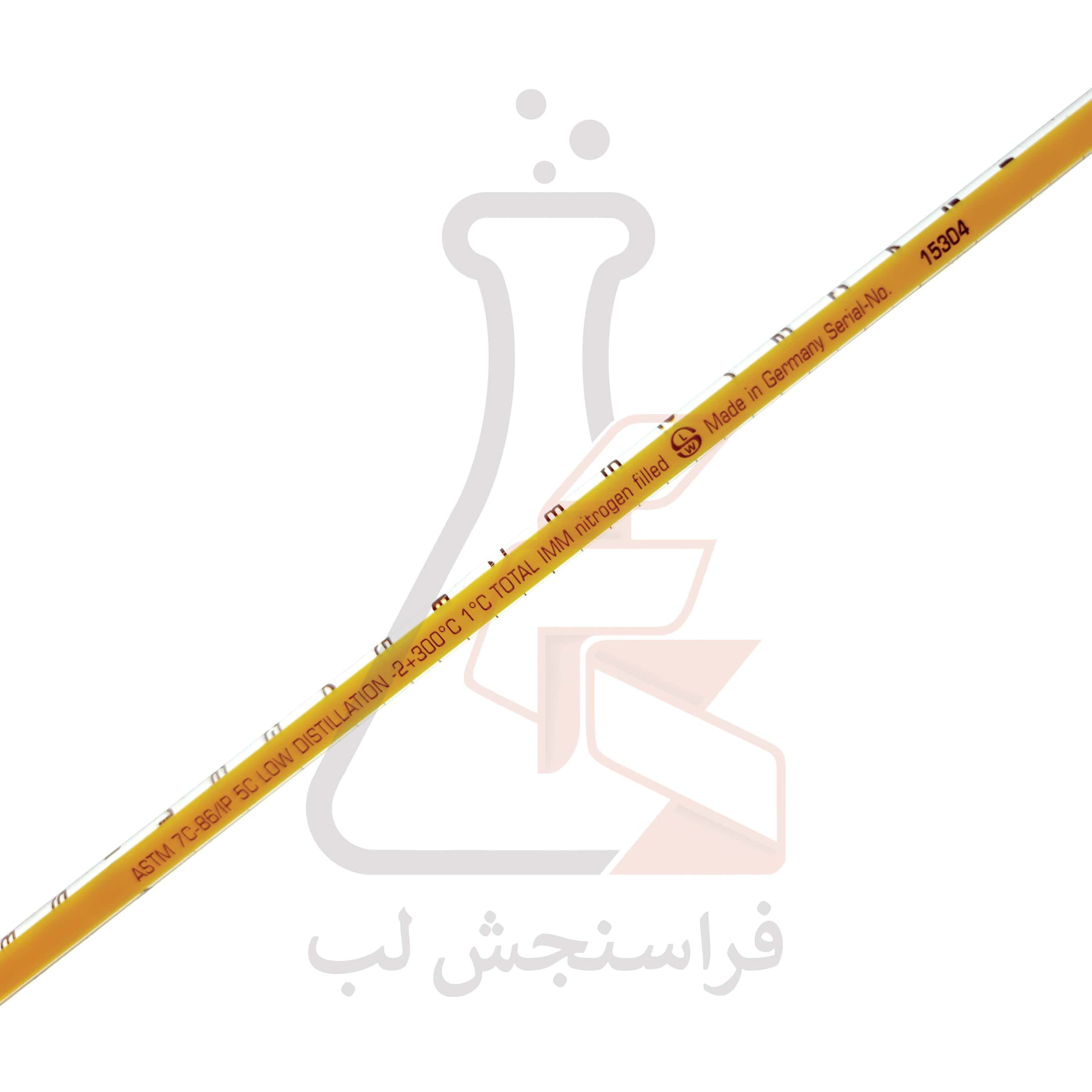ترمومتر شیشه ای  ASTM جیوه ای Ludwig Schneider کد 7C