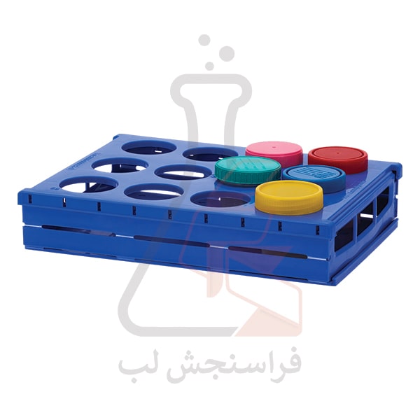 رک حمل نمونه 12 خانه برای ظروف نمونه تا قطر 58mm برند PIP کد 120104