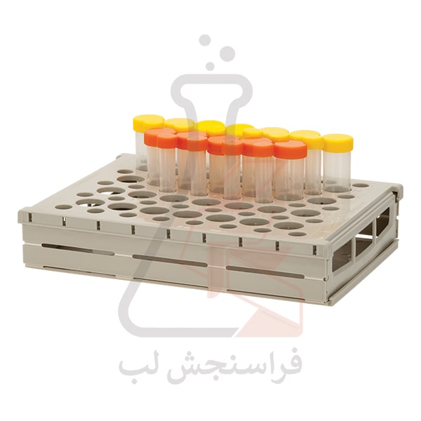 رک حمل نمونه 68 خانه برای لوله‌های فالکون با قطر16و 28 mm برند PIP کد 120107