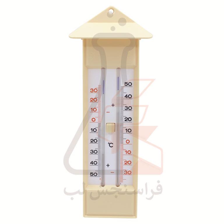 ترمومتر min-max جيوه اي قوطي سفيد برند TFA