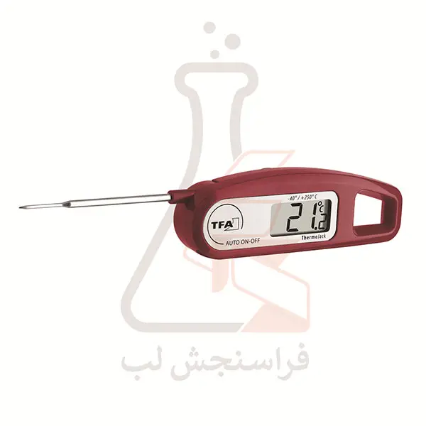 ترمومتر ديجيتال قلمي نفوذي (thermo jack) قرمز برند TFA کد 30.1047.05